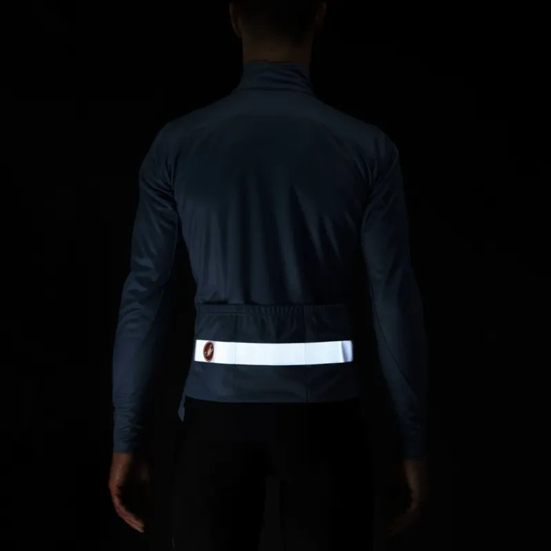 Castelli Raddoppia 3 Jacket in Steel Blue/Blue Reflex-6