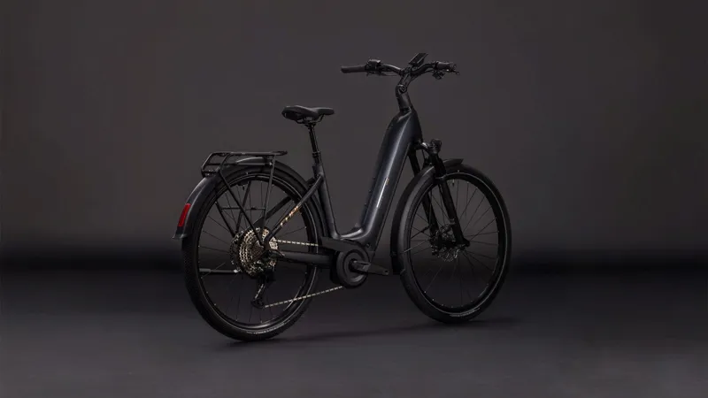 Cube Nuride Hybrid SLX 800 Electric Hybrid Bike 2026 in Black/Gold-6