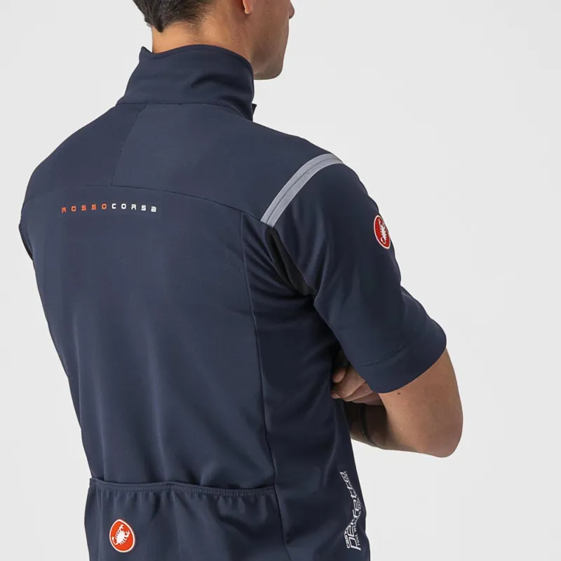 Castelli Perfetto RoS 2 Convertible Jacket in Belgian Blue/Silver Grey-7