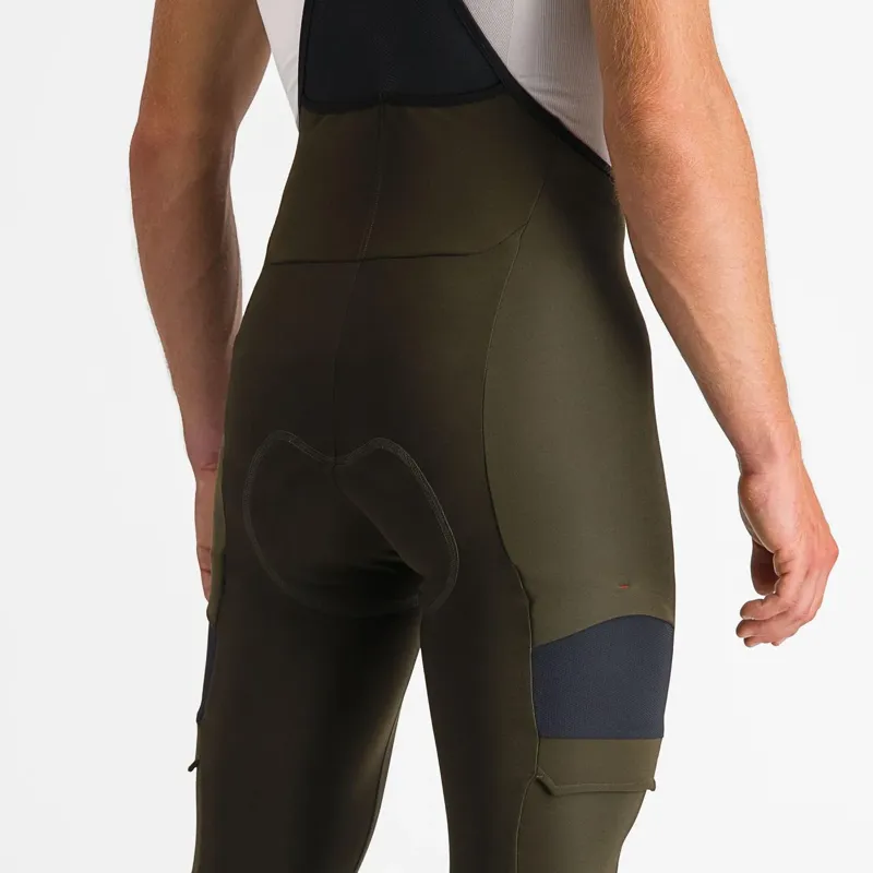 Castelli Unlimited Trail Bib Tights in Dark Tarmac-6