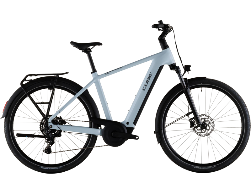 Balfes Bikes Cube Touring Hybrid ONE 600 Electric Hybrid Bike 2026 in Glacie/Reflex | Free postage over £30, £10 off first order, price match & 0% finance.