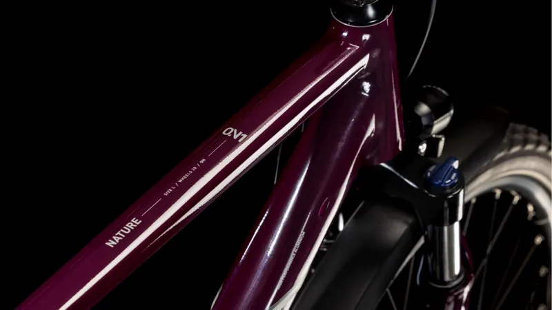 Cube Nature One Allroad Hybrid Bike 2026 in Amarone/Lunar-1
