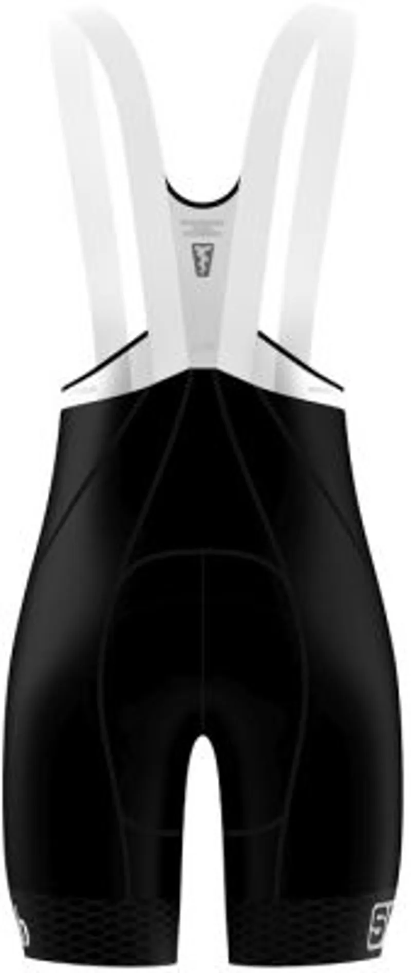 SQLAB ONE12 ROAD/MTB RACE BIB SHORT in Black/White-1