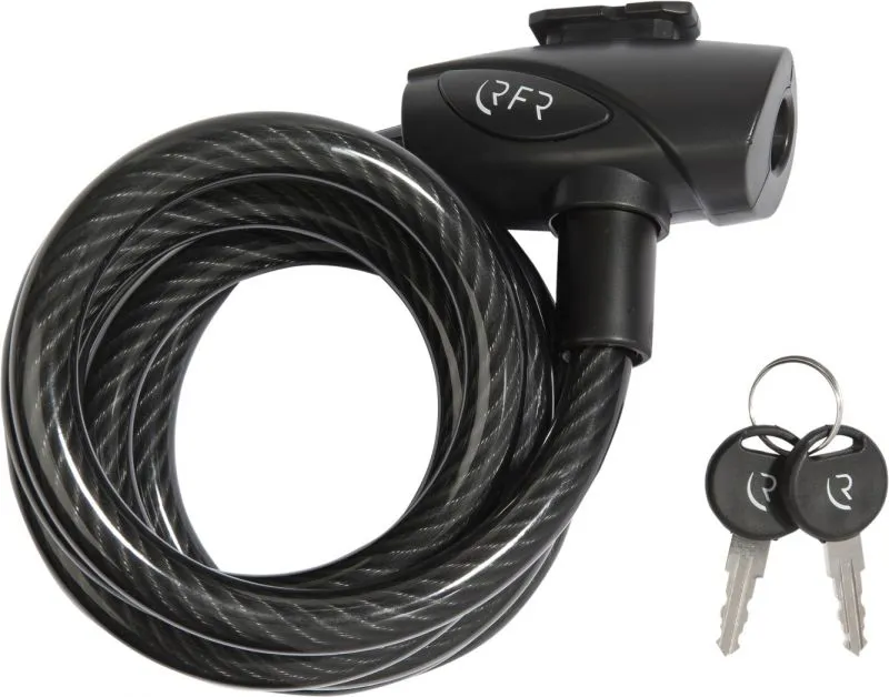 Rfr Spiral Cable Lock 12 X 1800 Mm in black-1