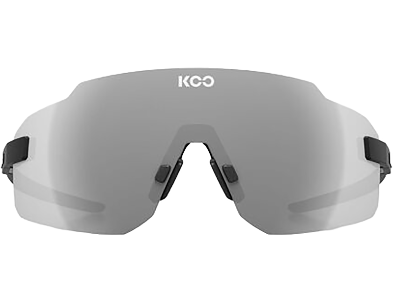Koo Supernova Sunglasses in Black Matt/Super Silver Mirror-1