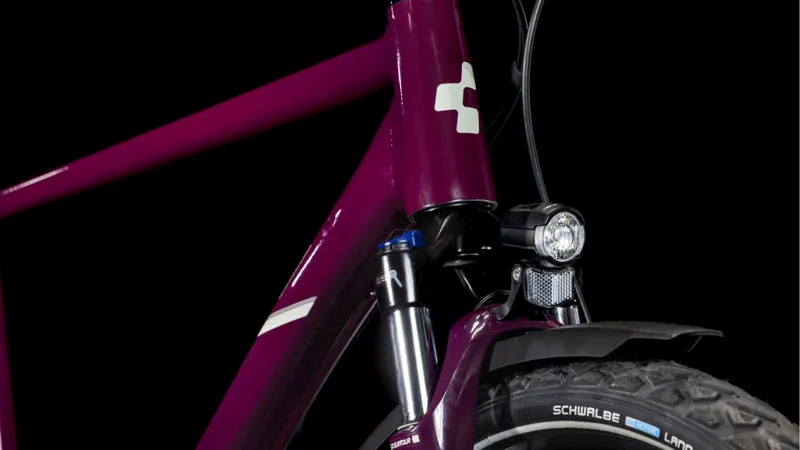 Cube Nature One Allroad Hybrid Bike 2026 in Amarone/Lunar-4