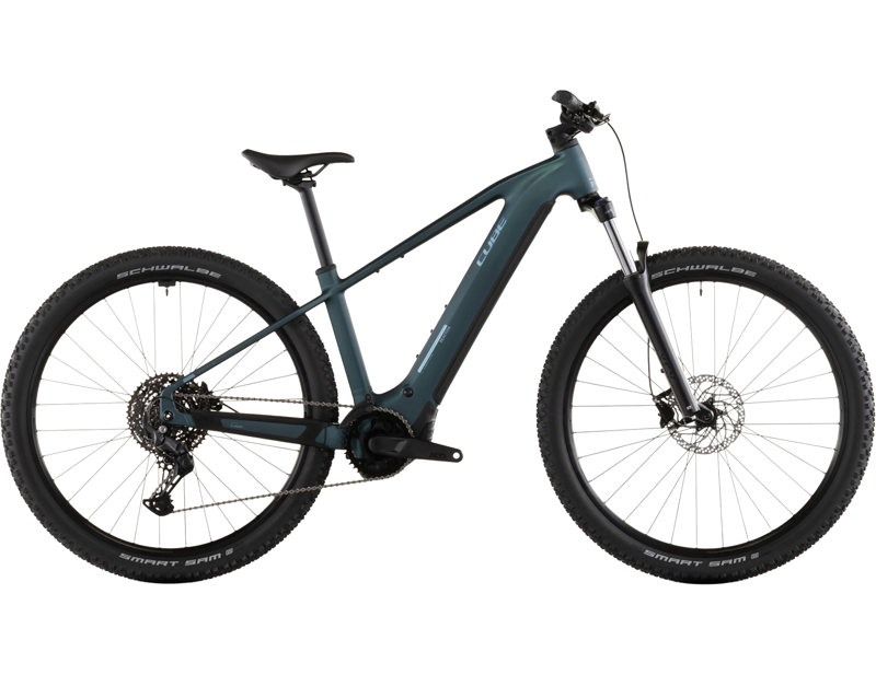 Balfes Bikes Cube Reaction Hybrid One 800 Electric Mountain Bike 2026 in Royalgreen/Prism | Free postage over £30, £10 off first order, price match & 0% finance.