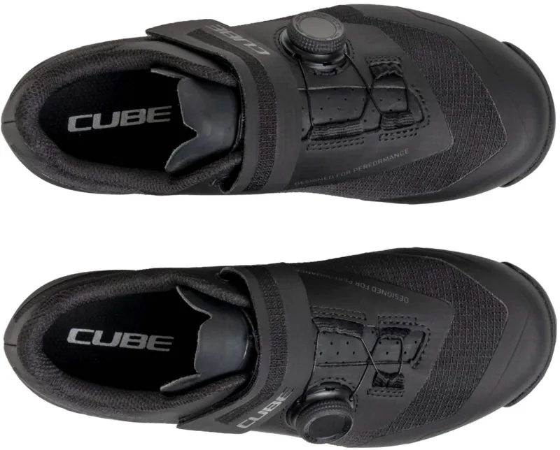 CUBE Peak Rookie Kids' MTB Shoes in Black-2