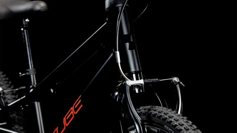 Cube Numove 140 14 Inch Wheel Kids Bike 2025 in Black/Orange-3