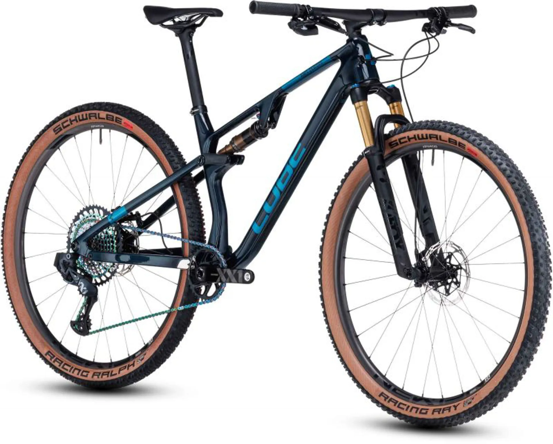 Cube AMS Zero99 C:68X SLT 29 Mountain Bike 2025 in Liquid Blue