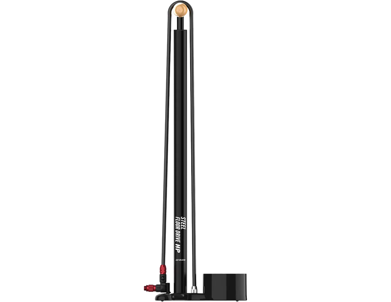 Lezyne Steel Floor Drive Pump in Flat Black-1