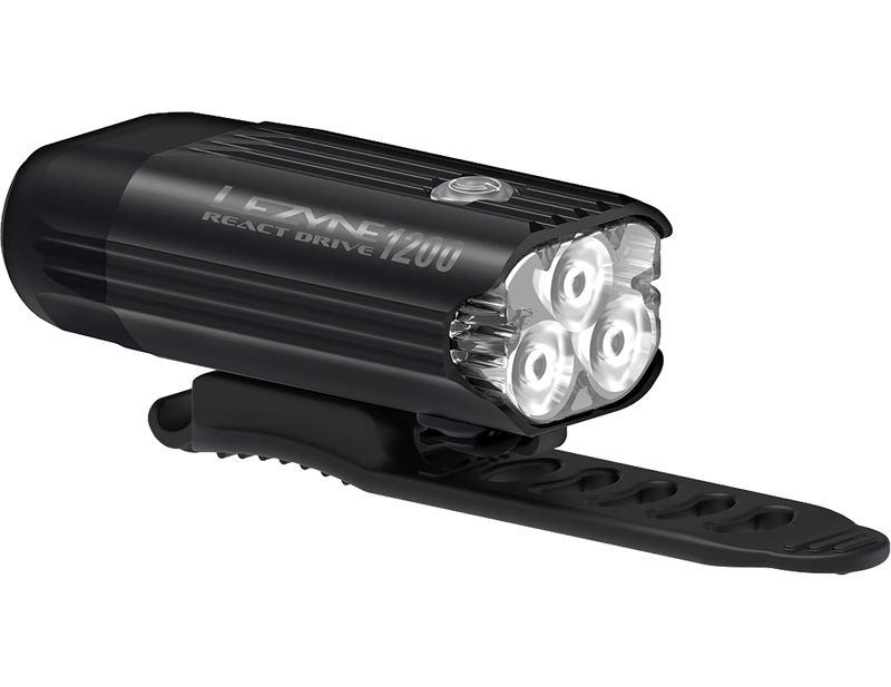 Balfes Bikes Lezyne React Drive Front in Matte Black | Free postage over £30, £10 off first order, price match & 0% finance.