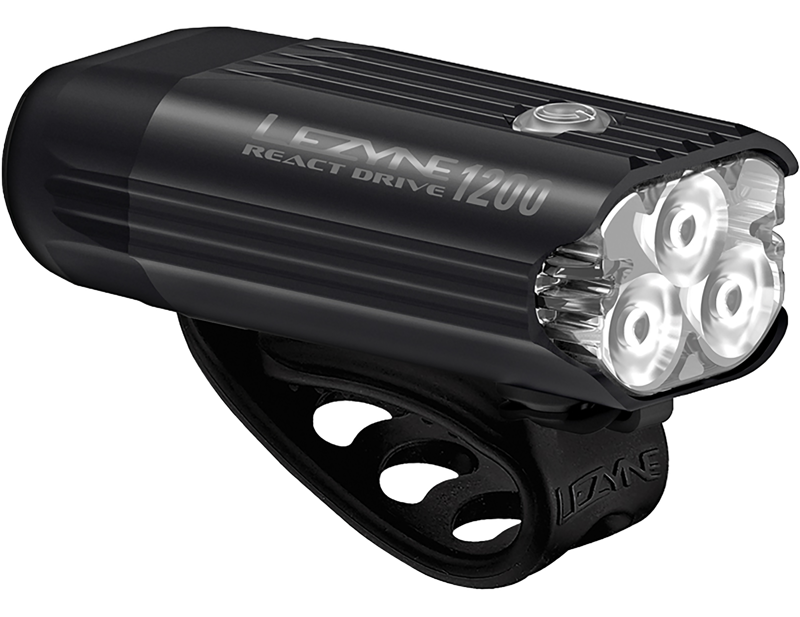 Lezyne React Drive Front in Matte Black-1