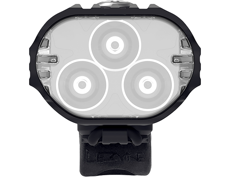 Lezyne React Drive Front in Matte Black-2