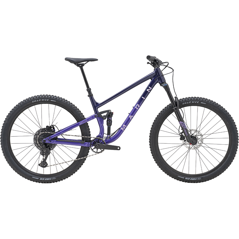 Balfes Bikes Marin Rift Zone 1 27.5 or 29 inch Full Suspension Mountain Bike 2026 in Purple | Free postage over £30, £10 off first order, price match & 0% finance.