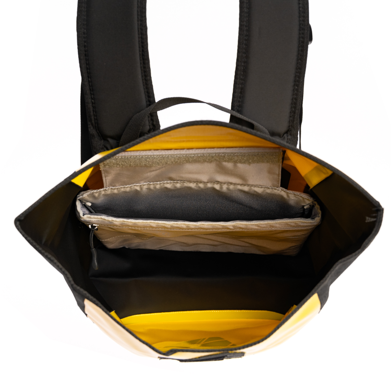 Ortlieb Velocity High Viz 23L Backpack in Yellow-4