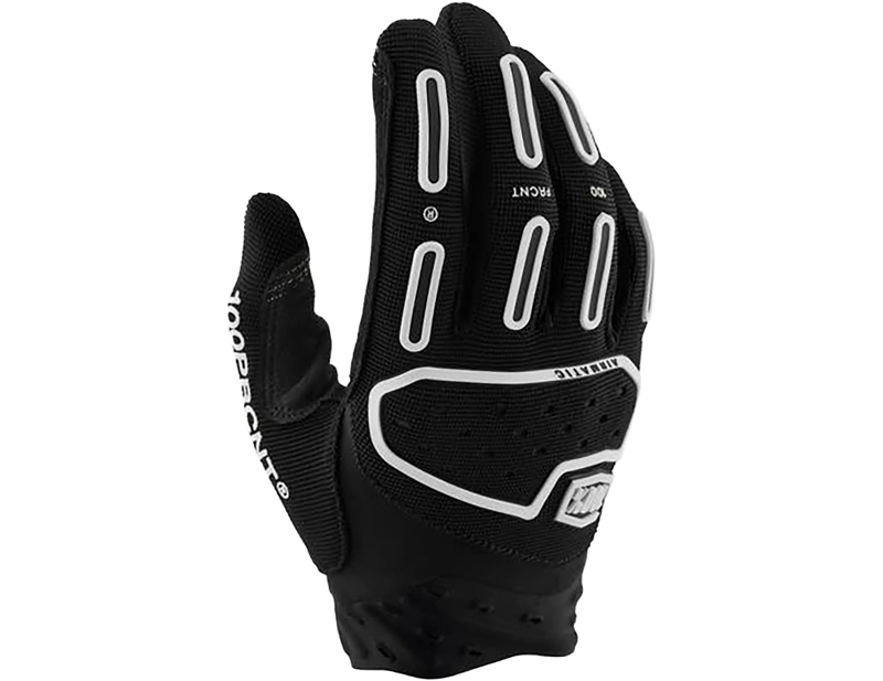 Balfes Bikes 100% Airmatic Full Finger Gloves in Black | Free postage over £30, £10 off first order, price match & 0% finance.