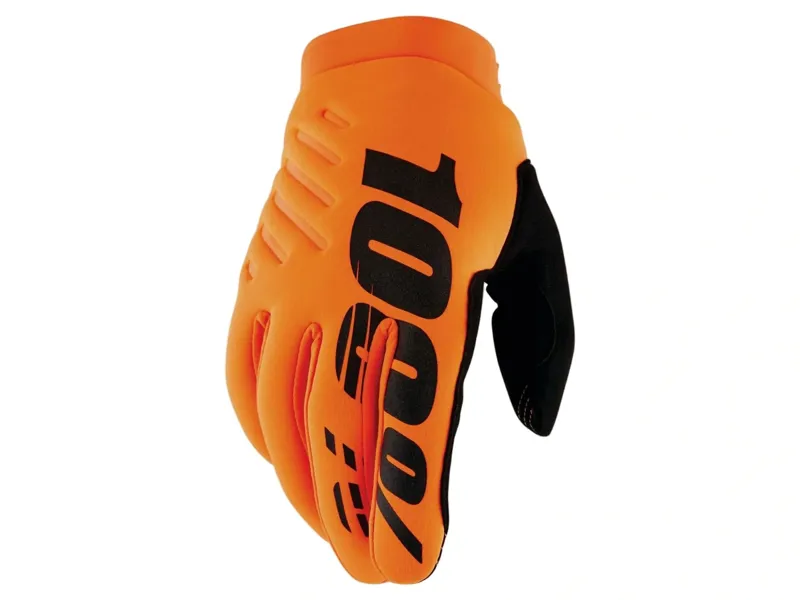 Balfes Bikes 100% Brisker Cold Weather Youth Winter Gloves in Fluo Orange | Free postage over £30, £10 off first order, price match & 0% finance.