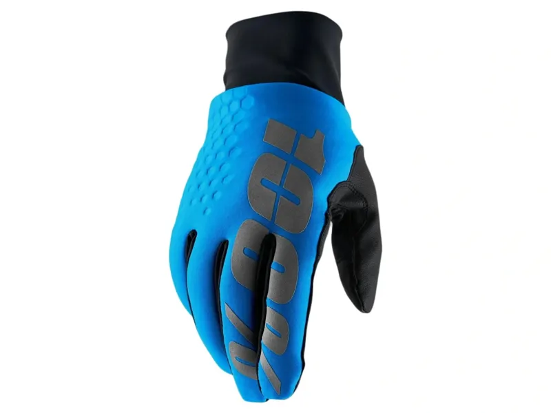 100% Hydromatic Brisker Winter Gloves in Blue