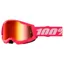 100% Strata 2 Mirrored Lens Goggles in Pink / Red