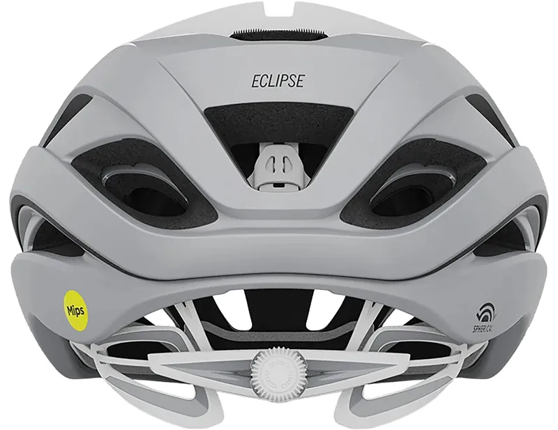 Giro Eclipse Spherical Road Helmet in White/Silver-3
