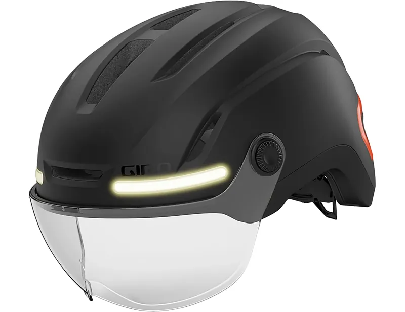 EX DISPLAY Giro Ethos MIPS LED Shield Helmet Large 59-62.5 cm in Matte Black-2