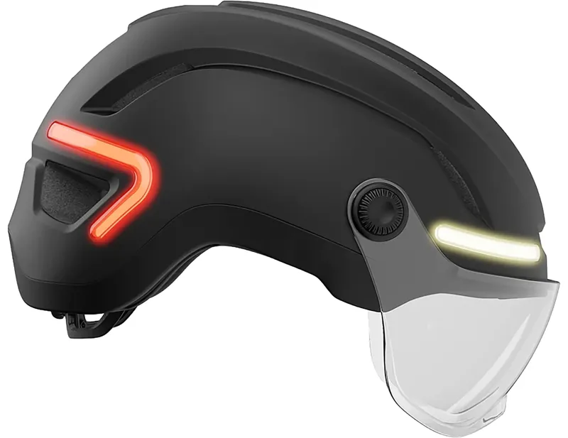 EX DISPLAY Giro Ethos MIPS LED Shield Helmet Large 59-62.5 cm in Matte Black-1