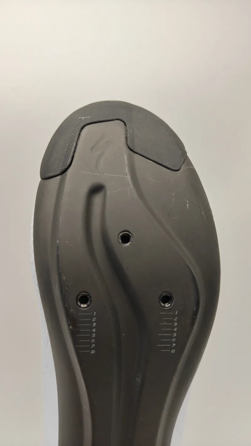 Ex Display Specialized 44 Torch 3.0 Road Shoes Size 44 in White-4
