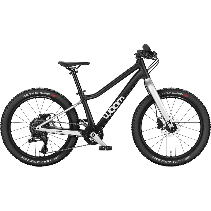 Balfes Bikes Woom Off 4 20in Kids Mountain Bike 2027 in Black | Free postage over £30, £10 off first order, price match & 0% finance.