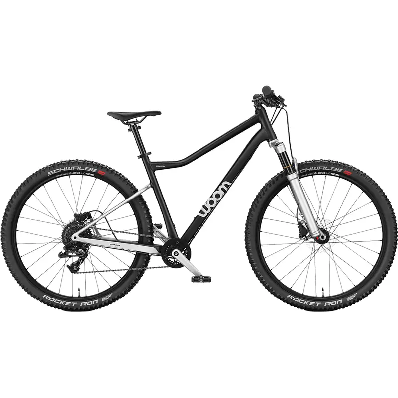 Balfes Bikes Woom Off Air 6 26in Kids Mountain Bike 2027 in Black | Free postage over £30, £10 off first order, price match & 0% finance.
