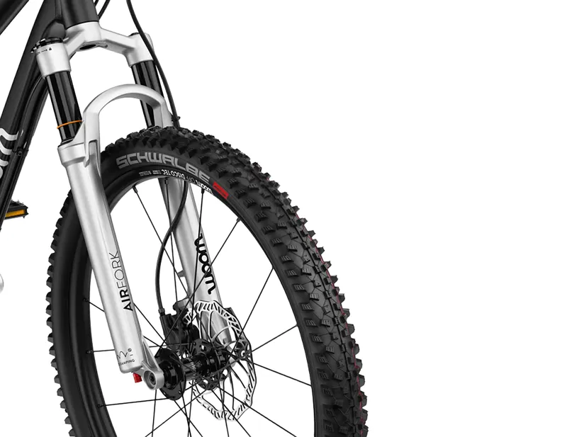Woom Off Air 6 26in Kids Mountain Bike 2027 in Black-8