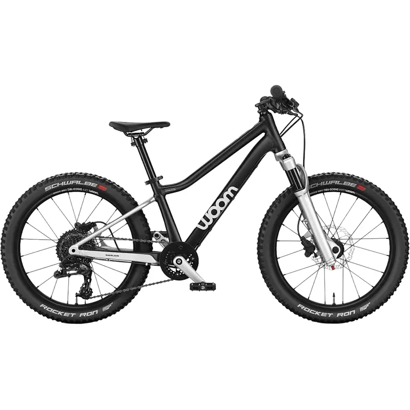 Balfes Bikes Woom Off Air 4 20in Kids Mountain Bike 2027 in Black | Free postage over £30, £10 off first order, price match & 0% finance.