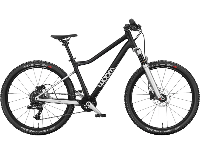 Woom Off Air 5 24in Kids Mountain Bike 2027 in Black