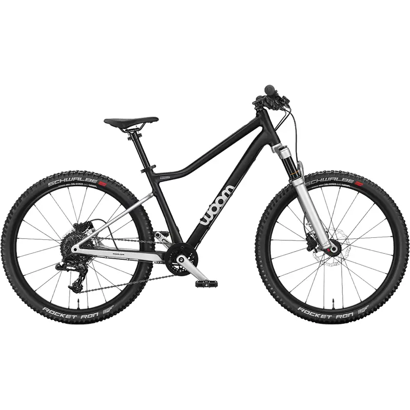 Balfes Bikes Woom Off Air 5 24in Kids Mountain Bike 2027 in Black | Free postage over £30, £10 off first order, price match & 0% finance.