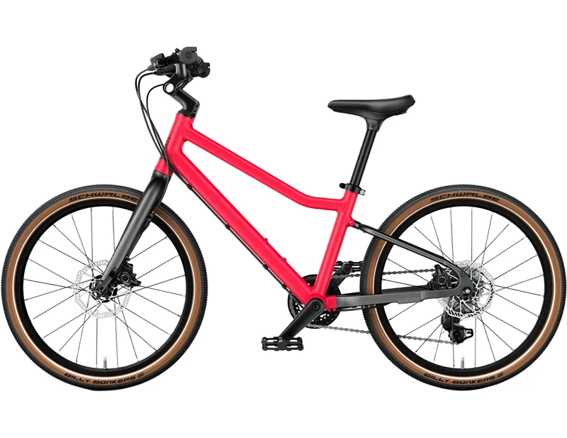Woom Explore 4 Kids 20 inch Bike 2027 in neon pink-1