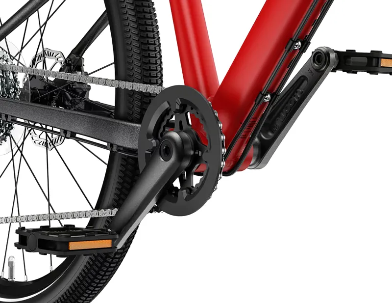 Woom Explore 4 Kids 20 inch Bike 2027 in Woom red-11