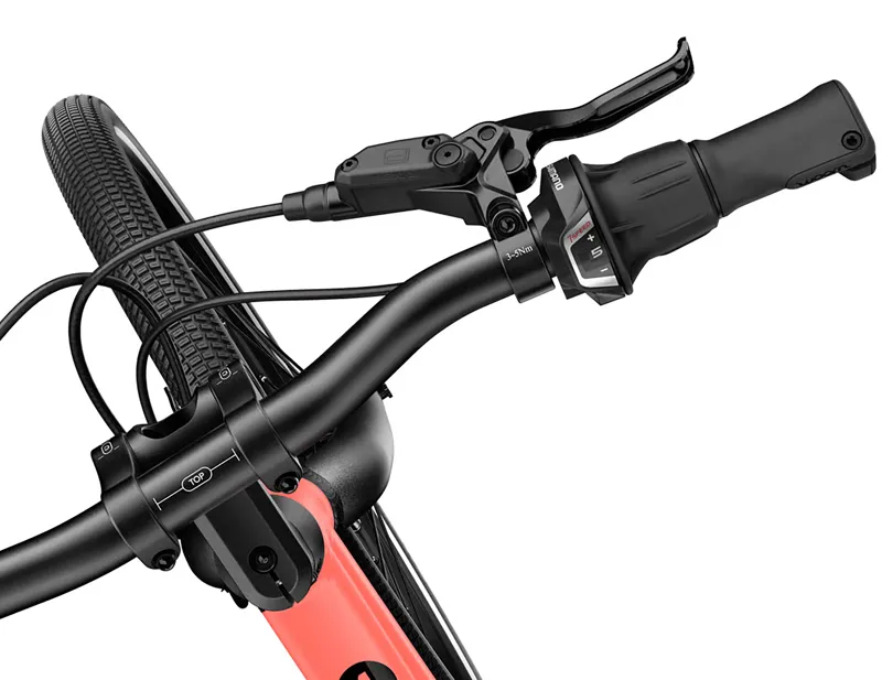 Woom Explore 4 Kids 20 inch Bike 2027 in neon coral-10