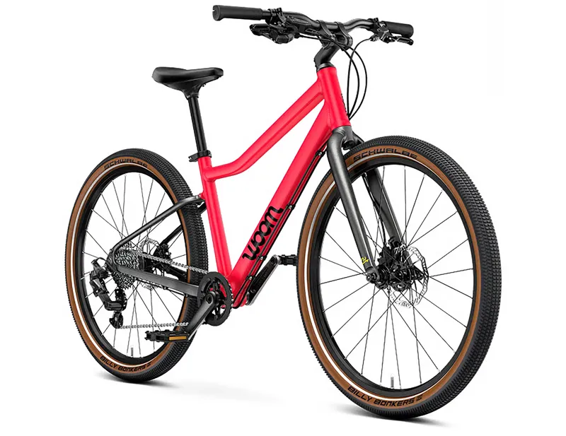 Woom Explore 5 Kids 24 inch Bike 2027 in neon pink-2
