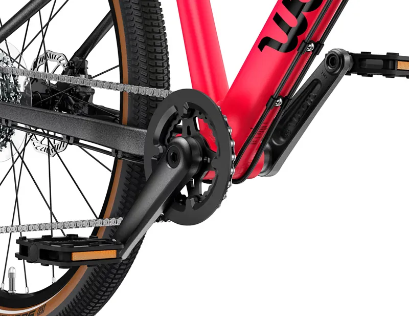 Woom Explore 5 Kids 24 inch Bike 2027 in neon pink-5
