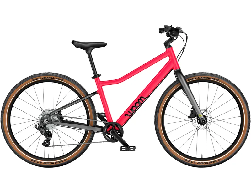 Woom Explore 5 Kids 24 inch Bike 2027 in neon pink