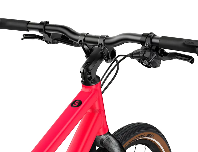 Woom Explore 5 Kids 24 inch Bike 2027 in neon pink-3