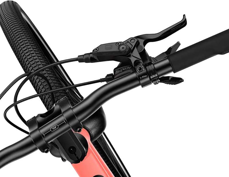 Woom Explore 5 Kids 24 inch Bike 2027 in neon coral-11