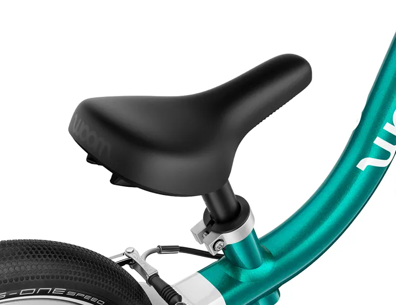 woom GO 1 12in Balance Bike 2027 in Metallic Turquoise-3