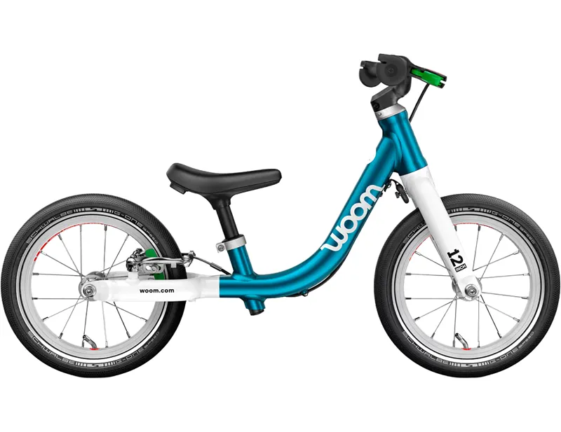 woom GO 1 12in Balance Bike 2027 in Metallic Blue