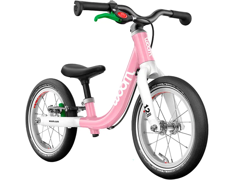 woom GO 1 12in Balance Bike 2027 in Powder Pink-1