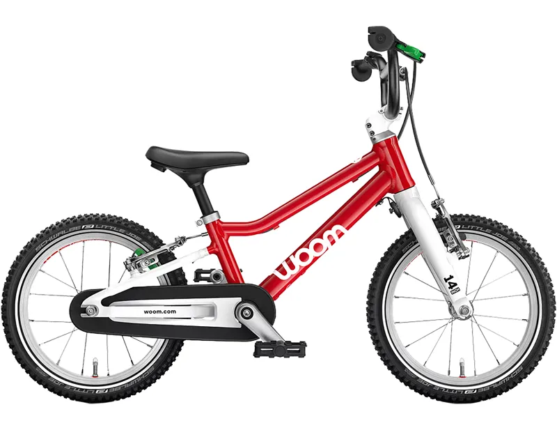 woom GO 2 14in Kids Bike 2027 in woom Red