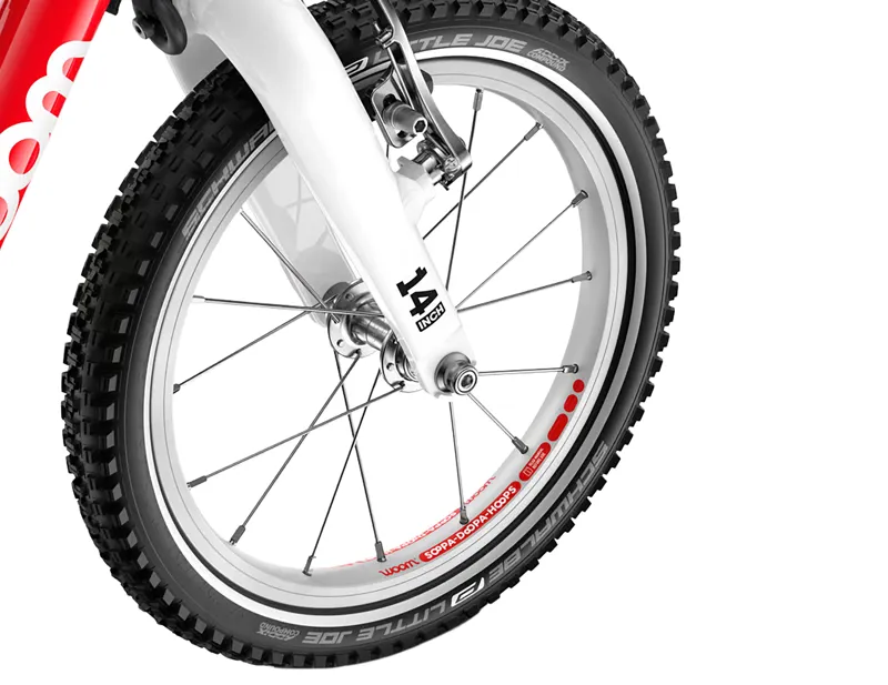 woom GO 2 14in Kids Bike 2027 in woom Red-9