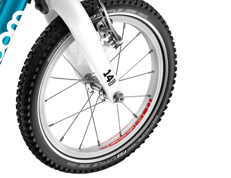 woom GO 2 14in Kids Bike 2027 in Metallic Blue-9