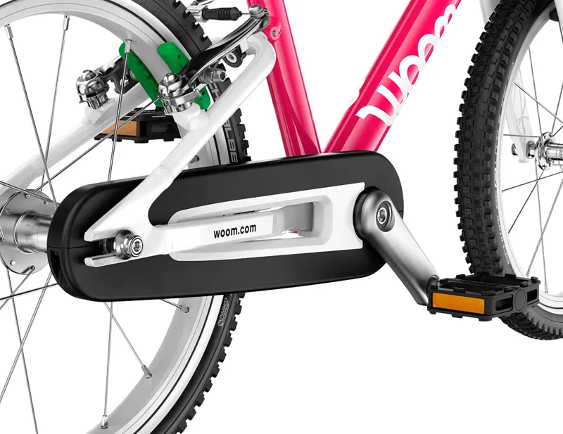 Woom Go 2 14in Kids Bike 2027 in Hot Pink-5