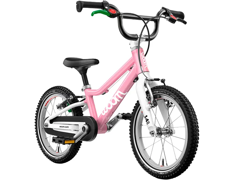 woom GO 2 14in Kids Bike 2027 in Powder Pink-1